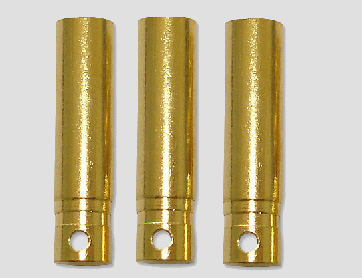 4mm Gold Bullet Connectors - Female